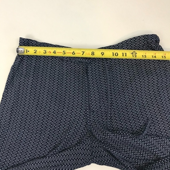 High Waist Wide Leg 100% viscose Navy pants  size4 - Picture 10 of 12